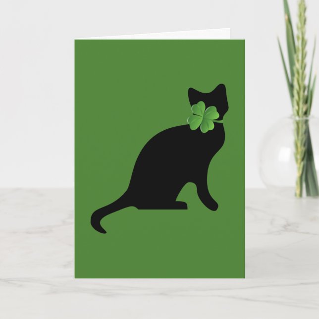 Carte Shamrock Kitty (Devant)