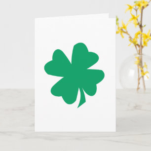 Carte Shamrock Leaf St Patrick's Day 2025 Green Irish