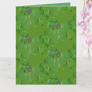 Carte Shamrock St. Patrick's