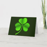 Shamrock sur gccn vert foncé