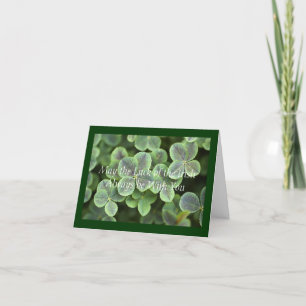 Carte Shamrocks de la Saint Patrick