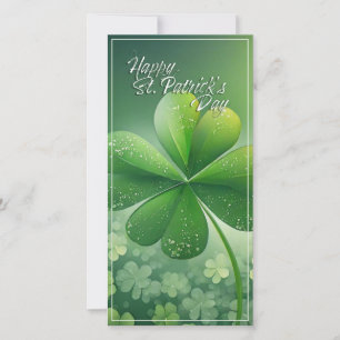 Carte Shamrocks verts Bonne St. Patrick's Day (7) c