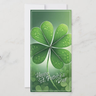 Carte Shamrocks verts Bonne St. Patrick's Day (8) c