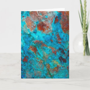 Carte Shattuckite bleu