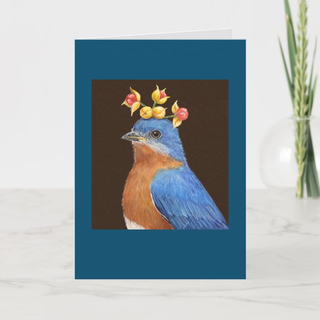 Carte Shawn the bluebird card (Devant)