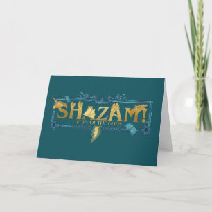 Carte SHAZAM ! Furie des dieux   Logo mythique
