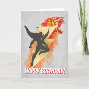 Carte SHAZAM !   Shazam Tiger & Lightning Graphic