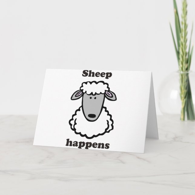 Carte Sheep happens (Devant)