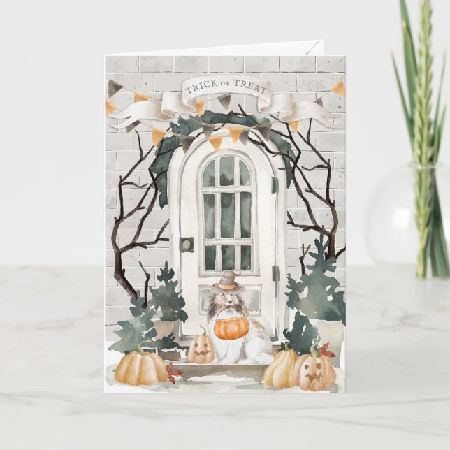 Carte Shelter Trick ou Treat Halloween (Devant)