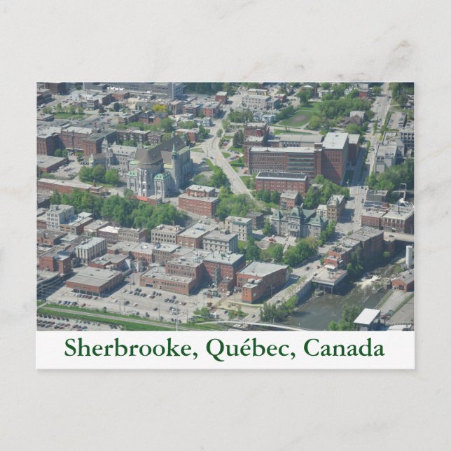 Carte Sherbrooke, Québec, Canada (Devant)