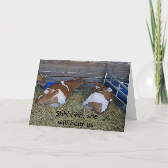 CARTE "SHHHHH ELLE ENTENDRA" 50E (Devant)