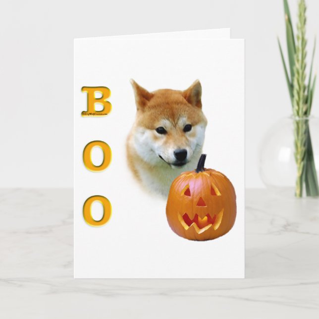 Carte Shiba Inu huent (Devant)