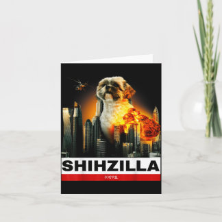 Carte Shihzilla - Drôle de Shih Tzu