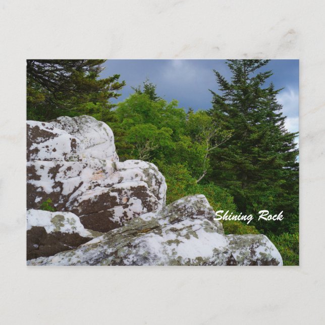 Carte Shining Rock Post (Devant)