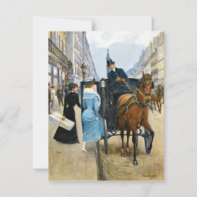 Carte Shopping rue de la Paix, art (Devant)