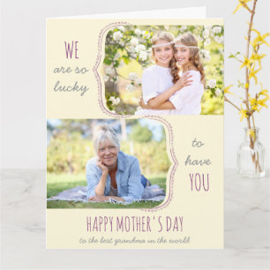 Carte Si chanceux de vous avoir photographié la Fête des