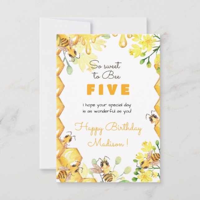 Carte Si doux pour être des enfants heureux anniversaire (Devant)