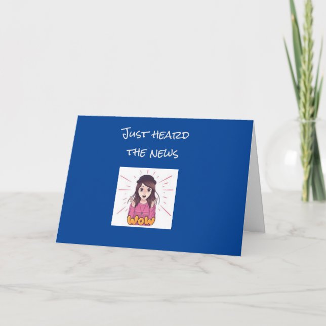 CARTE SI HEUREUX POUR VOUS FÉLICITATIONS (Devant)