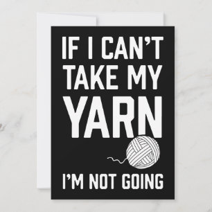 Carte si je ne peux pas prendre mes fils crochet t-shirt