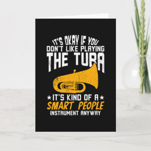 Carte Si vous n'aimez pas jouer au Tuba