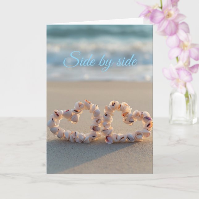 Carte Side by side (Orchidée)