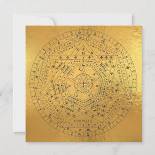 Carte Sigillum Dei Sceau de Dieu Angelic John Dee Diagra