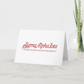 Carte Sigma Alpha Iota Fraternité Internationale de Musi
