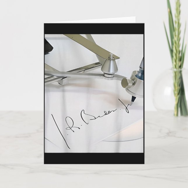 Carte Signature drôle d'Autopen de Biden  (Devant)