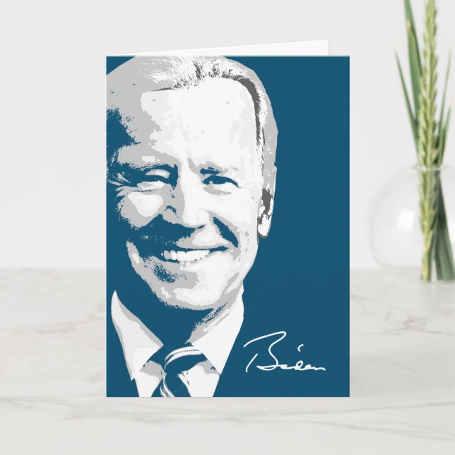 Carte Signature du président Joe Biden (Devant)
