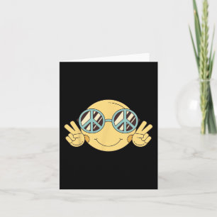 Carte Signe de paix amour 60s 70s Groovy Costume Hippie 