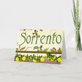 Carte Signe Sorrento, Italie