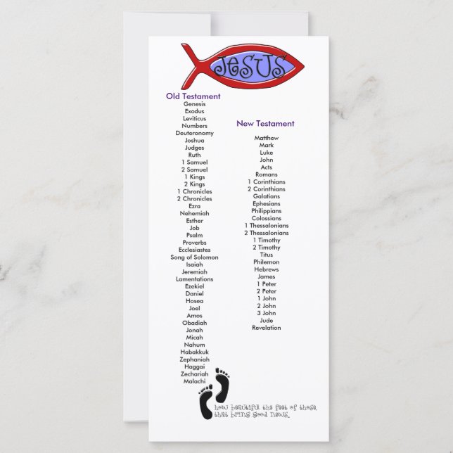 Carte Signet biblique personnalisable (Devant)