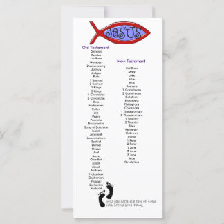 Carte Signet biblique personnalisable