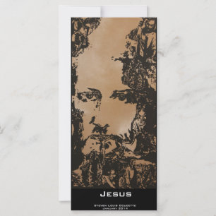 Carte signet de valeur "Jésus"