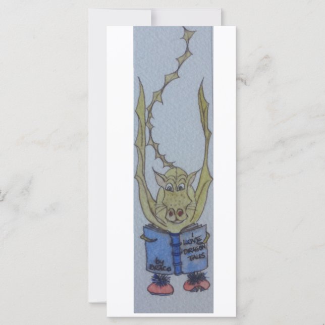 Carte signet Dragon (Devant)