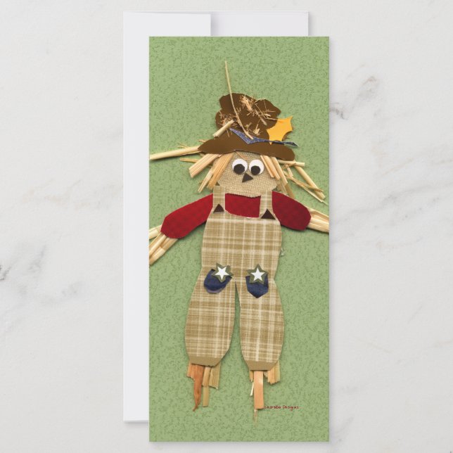 Carte Signet mignon Scarecrow (Devant)