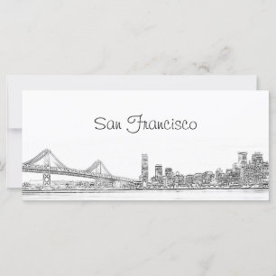 Carte Signet Skyline de San Francisco