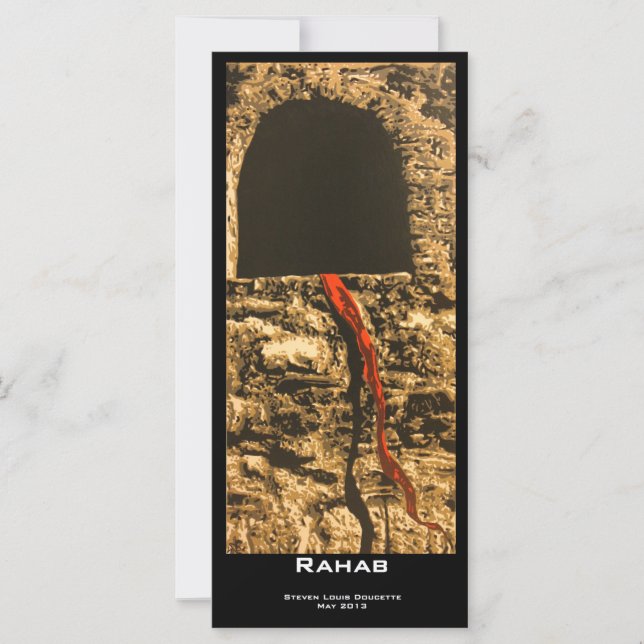 Carte signets de valeur "Rahab" (Devant)
