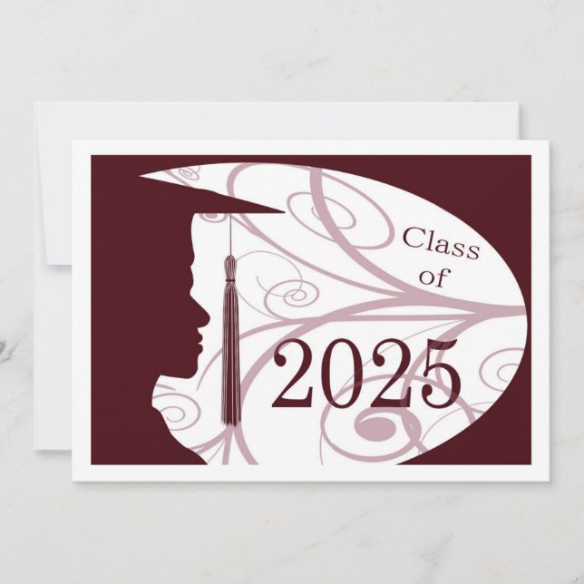 Carte Silhouette 2025 pour homme blanc et noir (Devant)