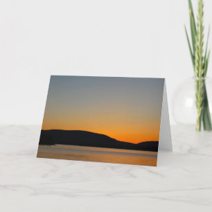 Carte Silhouette de montagne