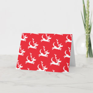 Carte Silhouette de renne Max