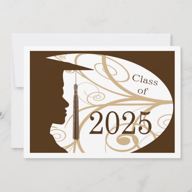 Carte Silhouette homme blanc et Brown 2025 (Devant)