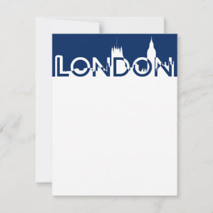 Carte Silhouette londonienne