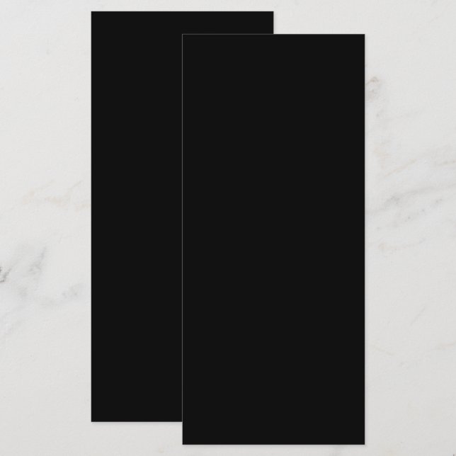 Carte Silhouette minimaliste de chat noir (Devant / Derrière)