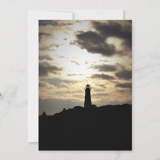 Carte Silhouette phare (Devant)