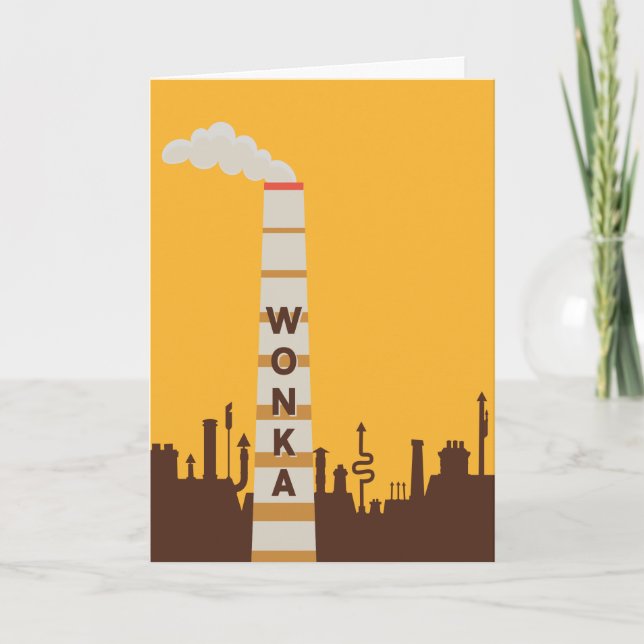 Carte Silhouette Wonka Factory (Devant)