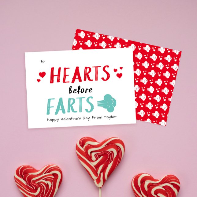 Carte Silly Red Hearts avant les premières classe Valent (Créateur téléchargé)