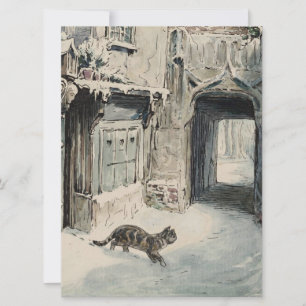 Carte Simpkin le chat sort (par Beatrix Potter)