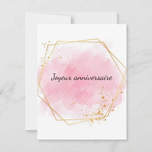 Carte simple (Devant)