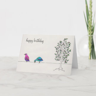 Carte simple anniversaire heureux